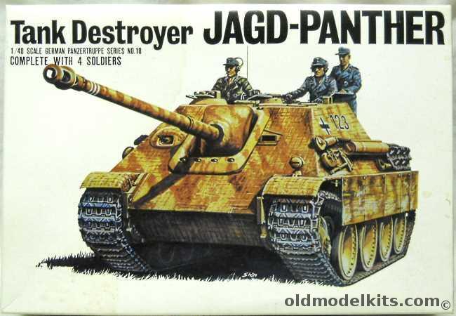 Bandai 1/48 Jagd-Panther Sd.Kfz.173 Tank Destroyer - (Jagdpanther), 058260 plastic model kit